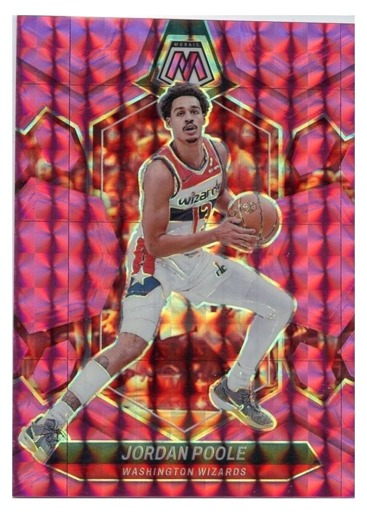 2023-24 Panini Mosaic Base Set Jordan Poole #27 card