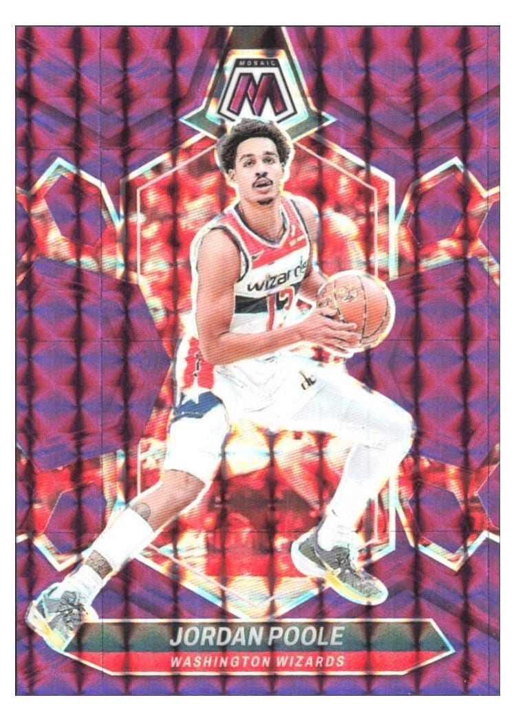 2023-24 Panini Mosaic Base Set Jordan Poole #27 card