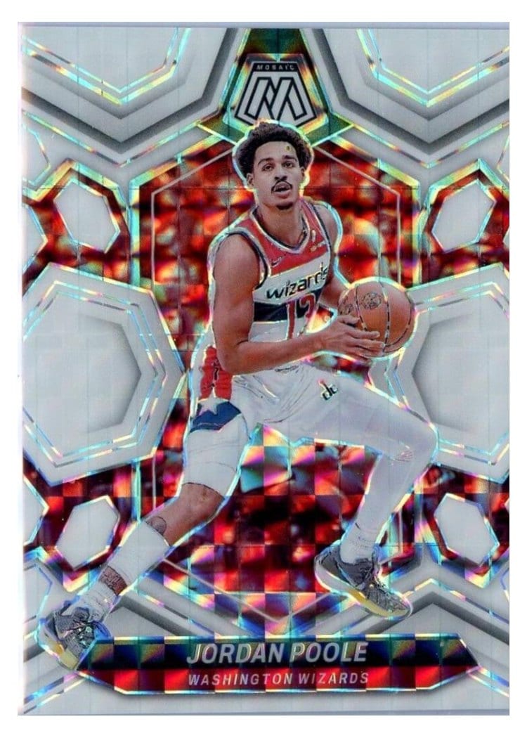 2023-24 Panini Mosaic Base Set Jordan Poole #27 card