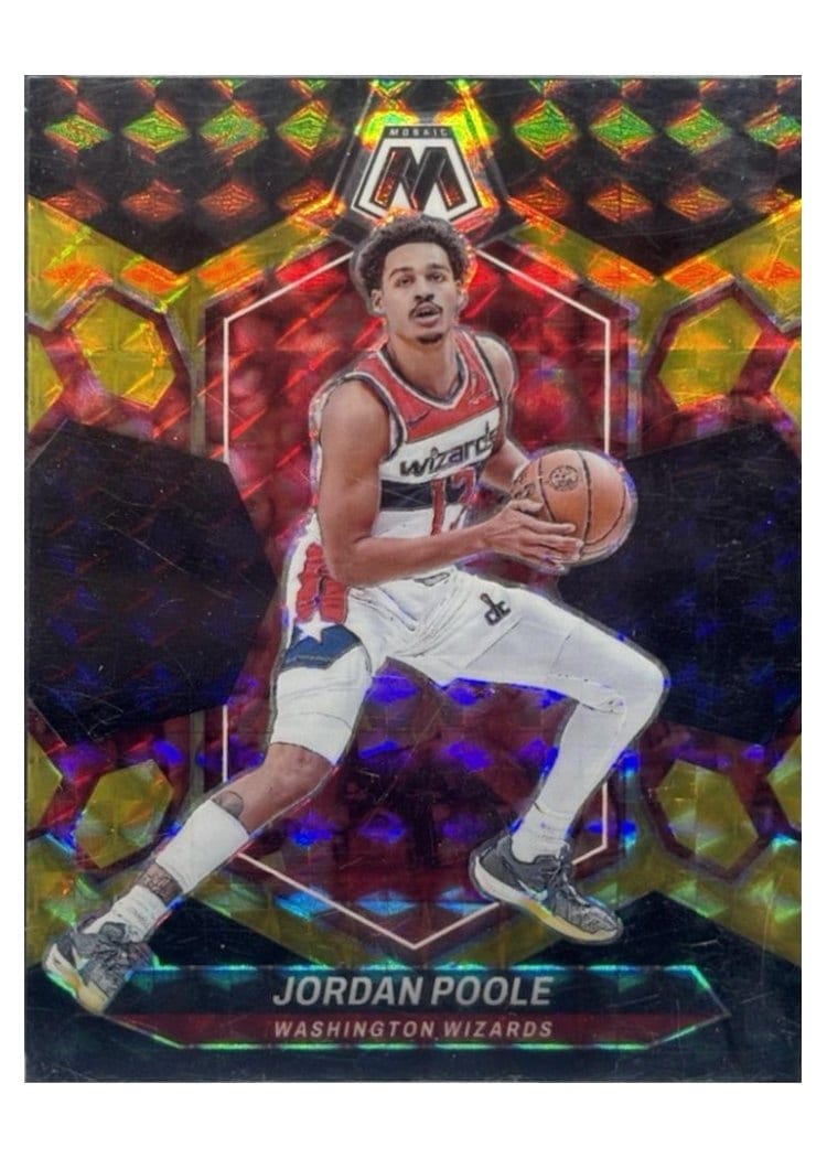 2023-24 Panini Mosaic Base Set Jordan Poole #27 card
