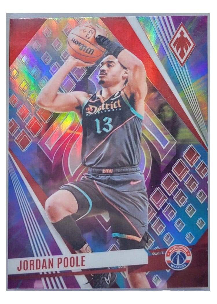 2023-24 Panini Phoenix Base Set Jordan Poole Color Burst #151 card
