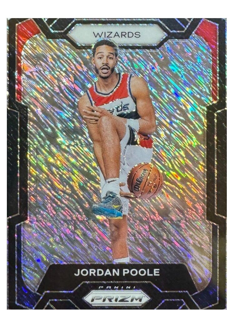2023-24 Panini Prizm Base Set Jordan Poole #51 card