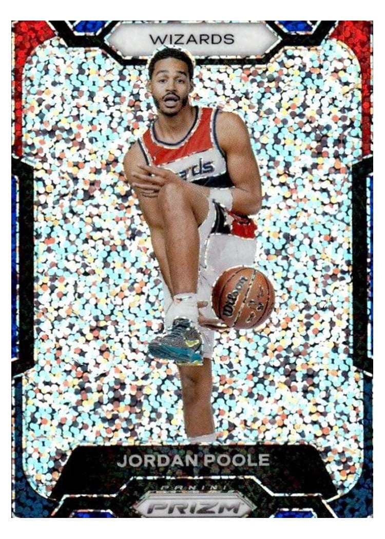 2023-24 Panini Prizm Base Set Jordan Poole #51 card