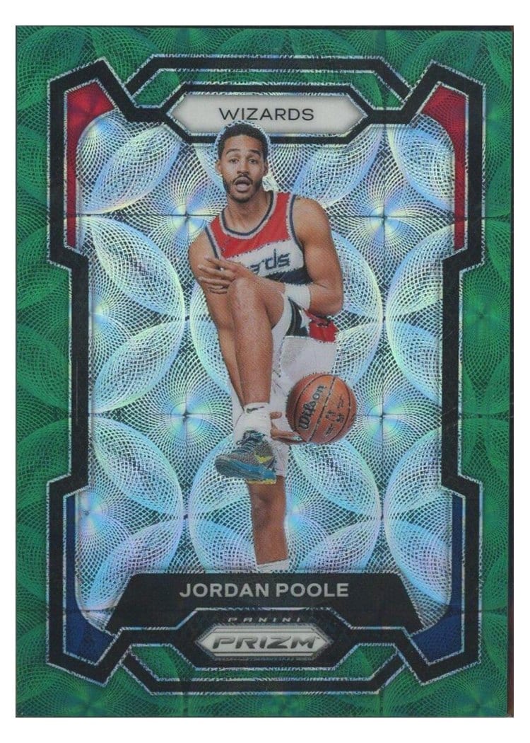 2023-24 Panini Prizm Base Set Jordan Poole #51 card