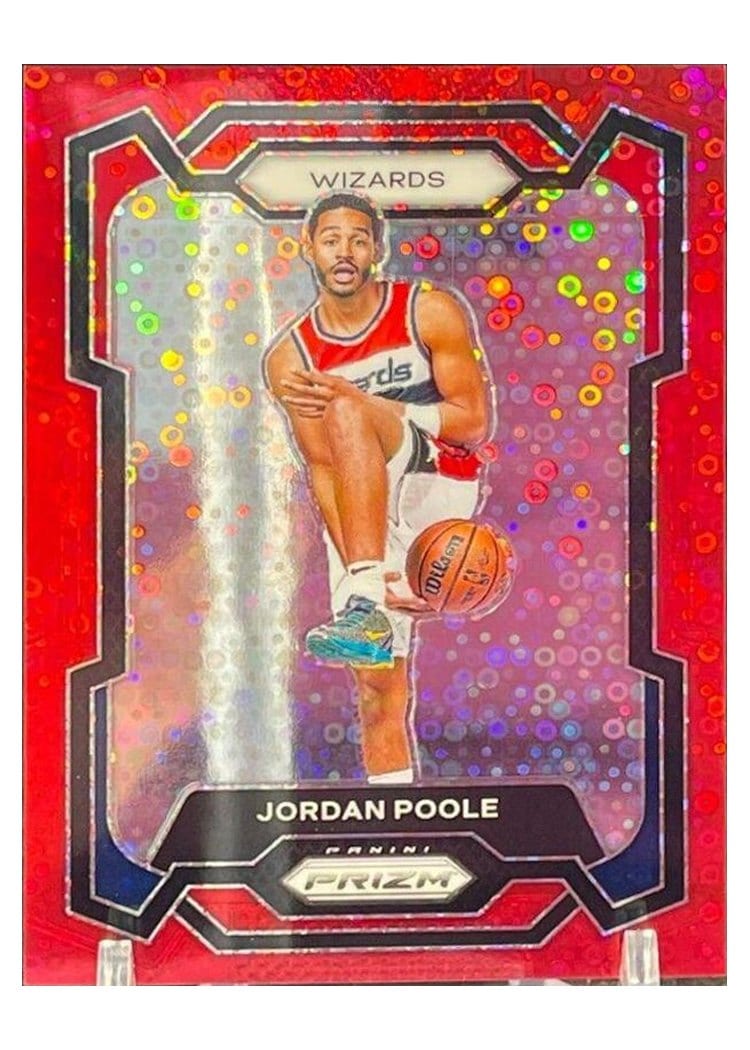 2023-24 Panini Prizm Base Set Jordan Poole #51 card