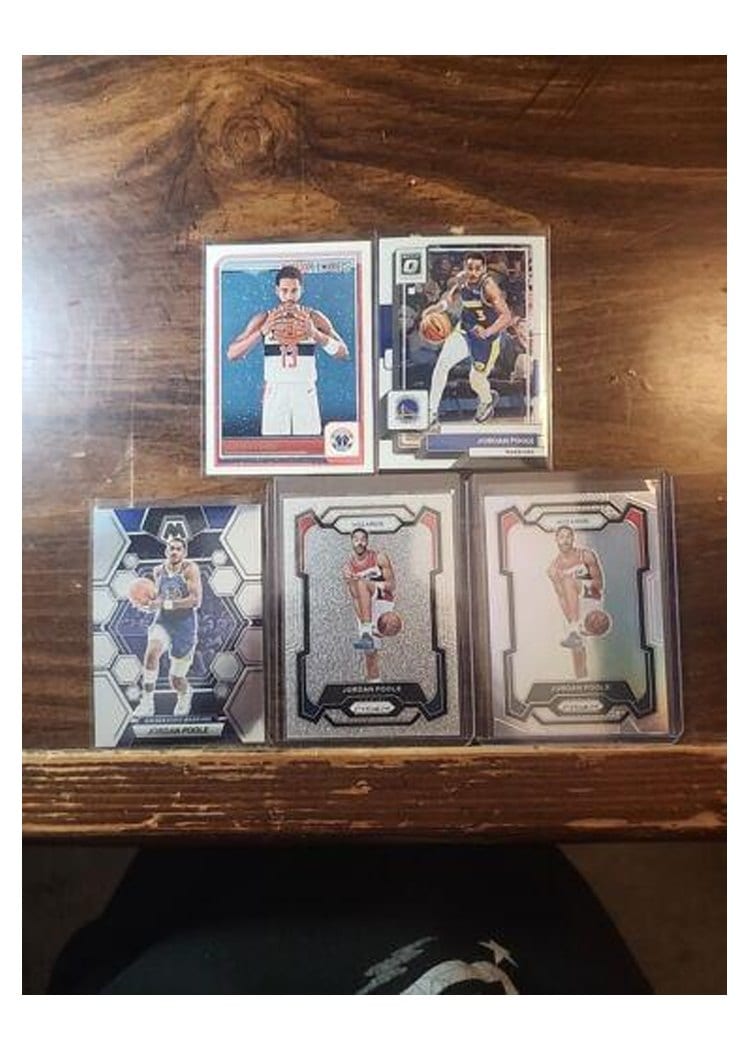 2023-24 Panini Prizm Base Set Jordan Poole #51 card