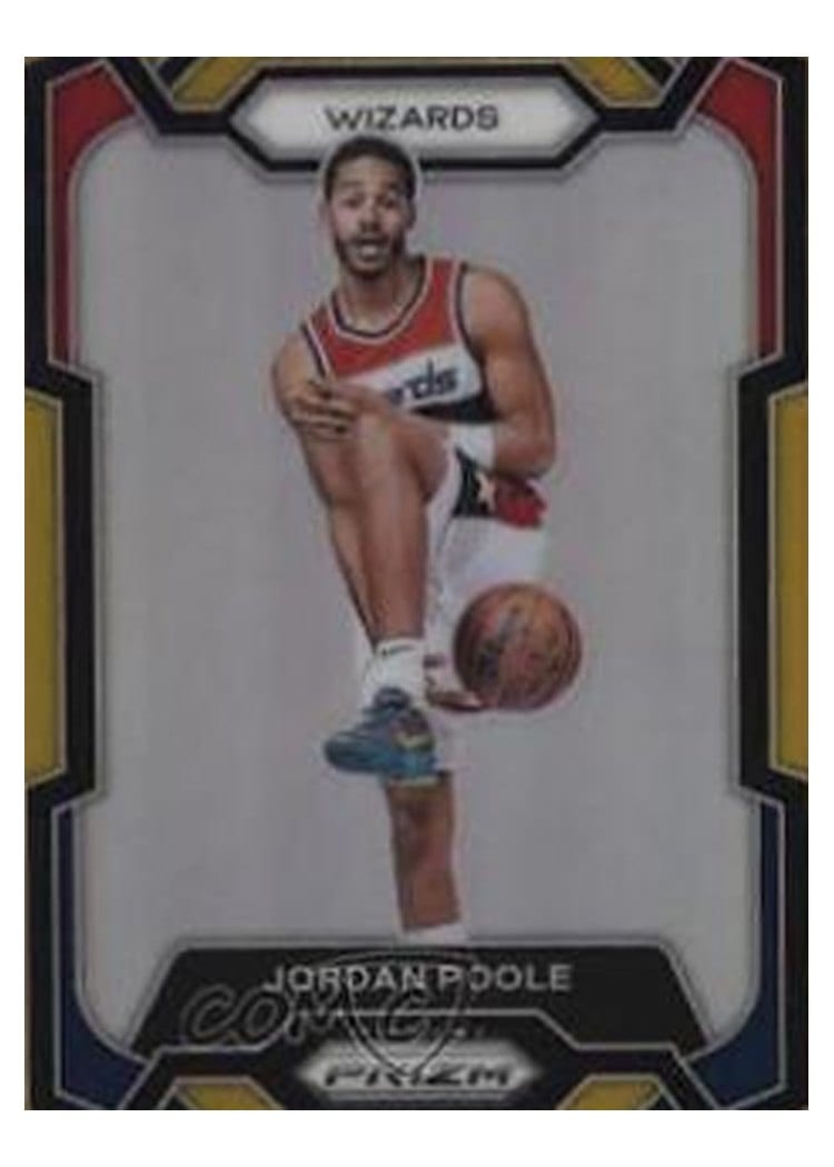 2023-24 Panini Prizm Base Set Jordan Poole #51 card