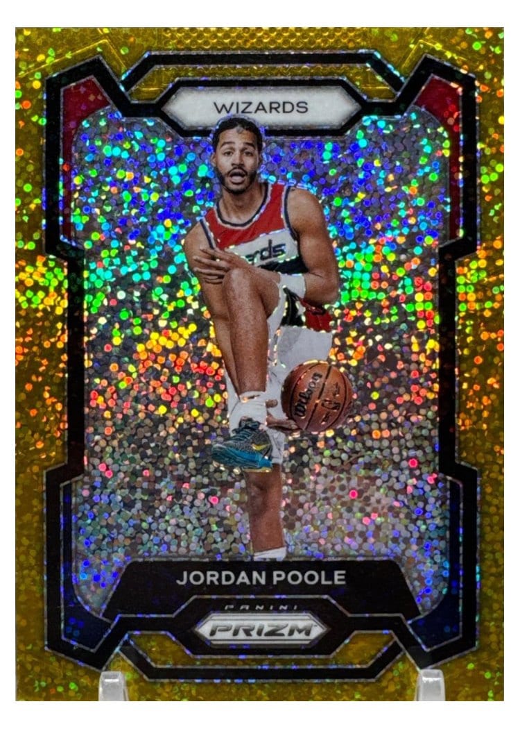 2023-24 Panini Prizm Base Set Jordan Poole #51 card