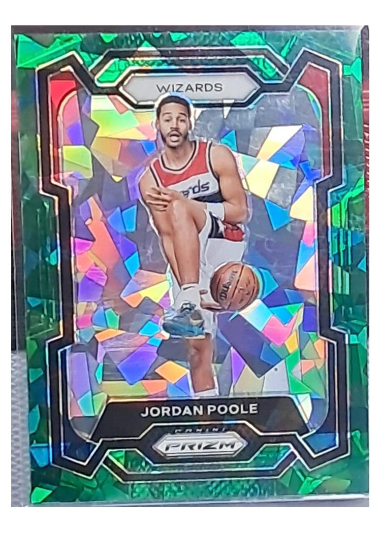 2023-24 Panini Prizm Base Set Jordan Poole #51 card