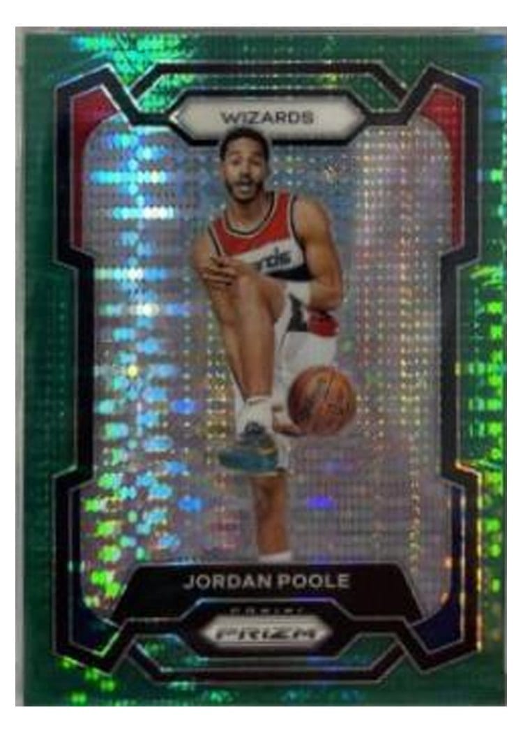 2023-24 Panini Prizm Base Set Jordan Poole #51 card