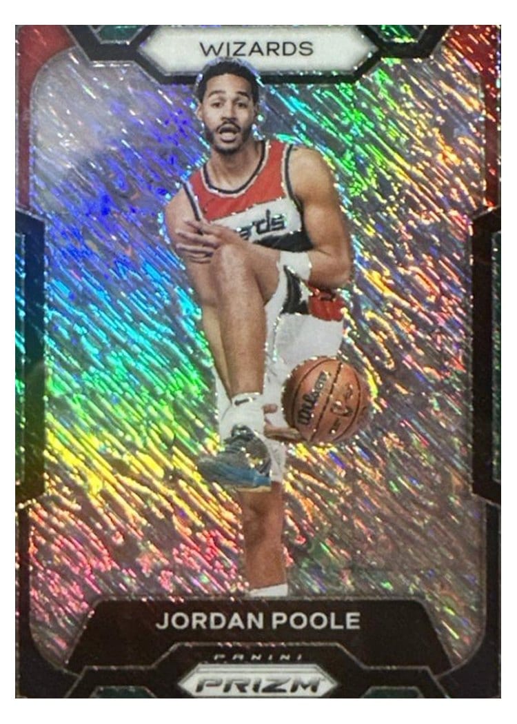 2023-24 Panini Prizm Base Set Jordan Poole #51 card