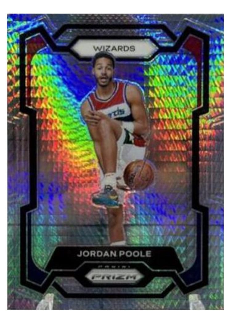 2023-24 Panini Prizm Base Set Jordan Poole #51 card