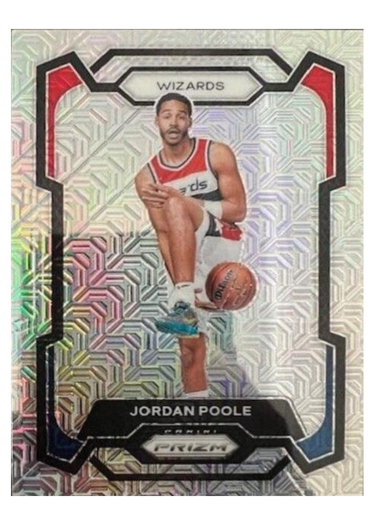 2023-24 Panini Prizm Base Set Jordan Poole #51 card