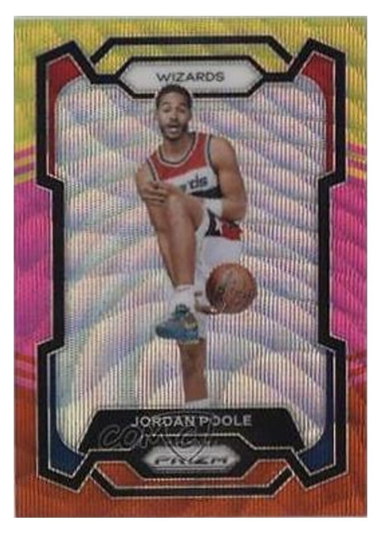 2023-24 Panini Prizm Base Set Jordan Poole #51 card
