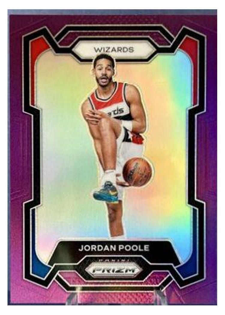 2023-24 Panini Prizm Base Set Jordan Poole #51 card