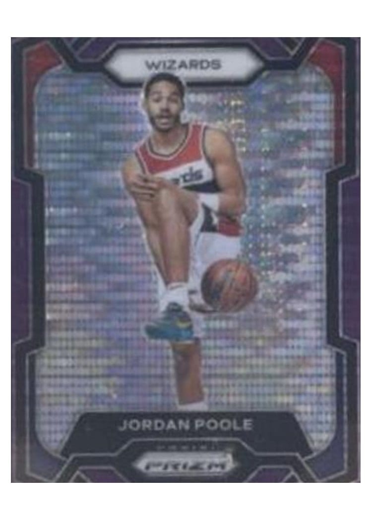 2023-24 Panini Prizm Base Set Jordan Poole #51 card