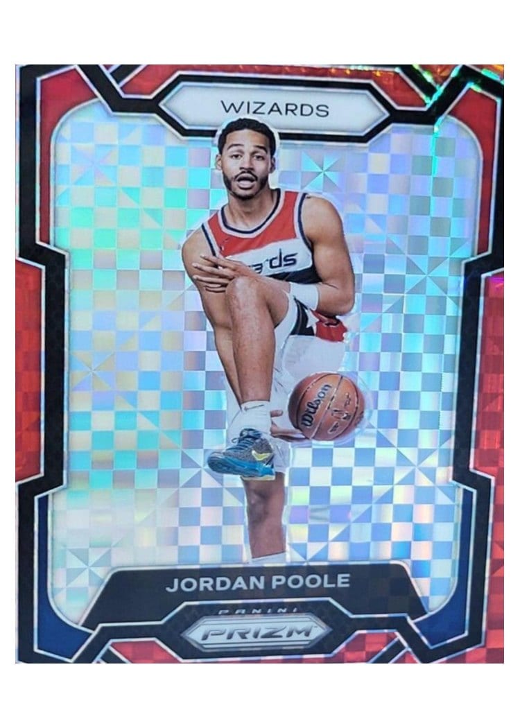 2023-24 Panini Prizm Base Set Jordan Poole #51 card