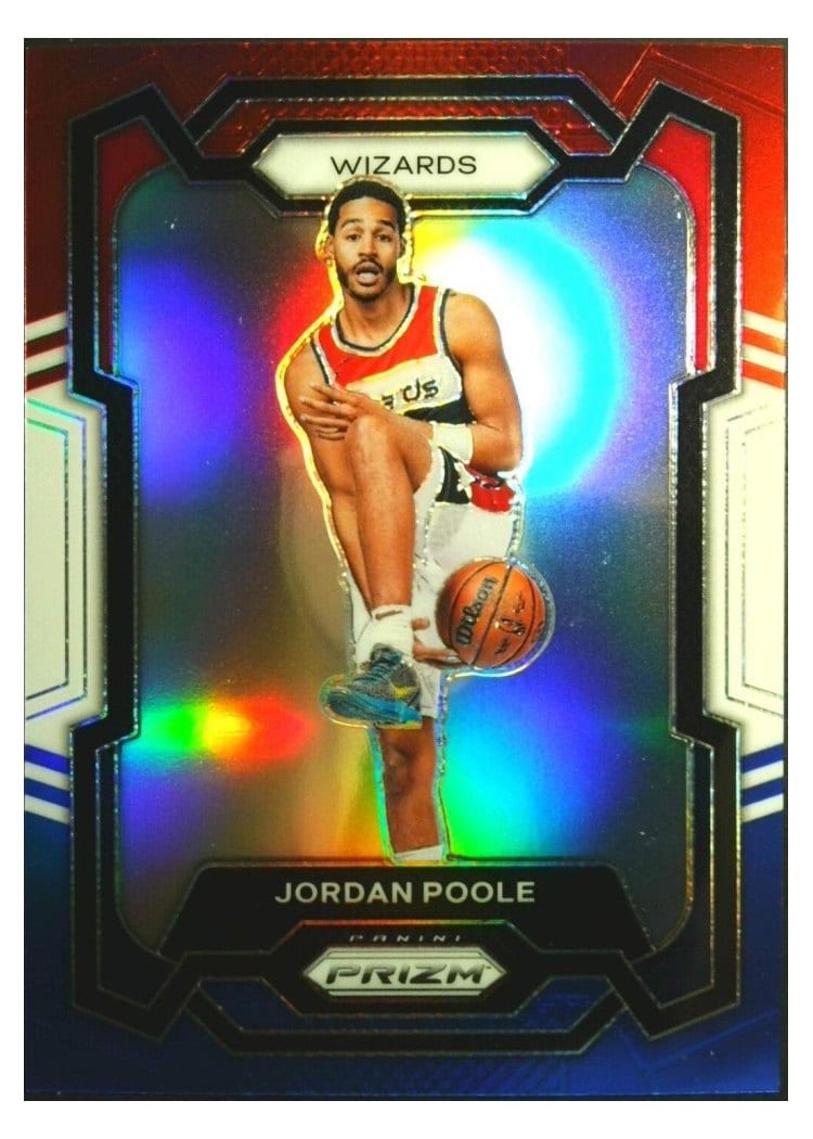 2023-24 Panini Prizm Base Set Jordan Poole #51 card