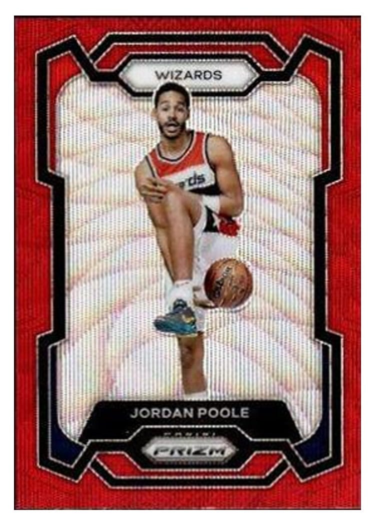 2023-24 Panini Prizm Base Set Jordan Poole #51 card