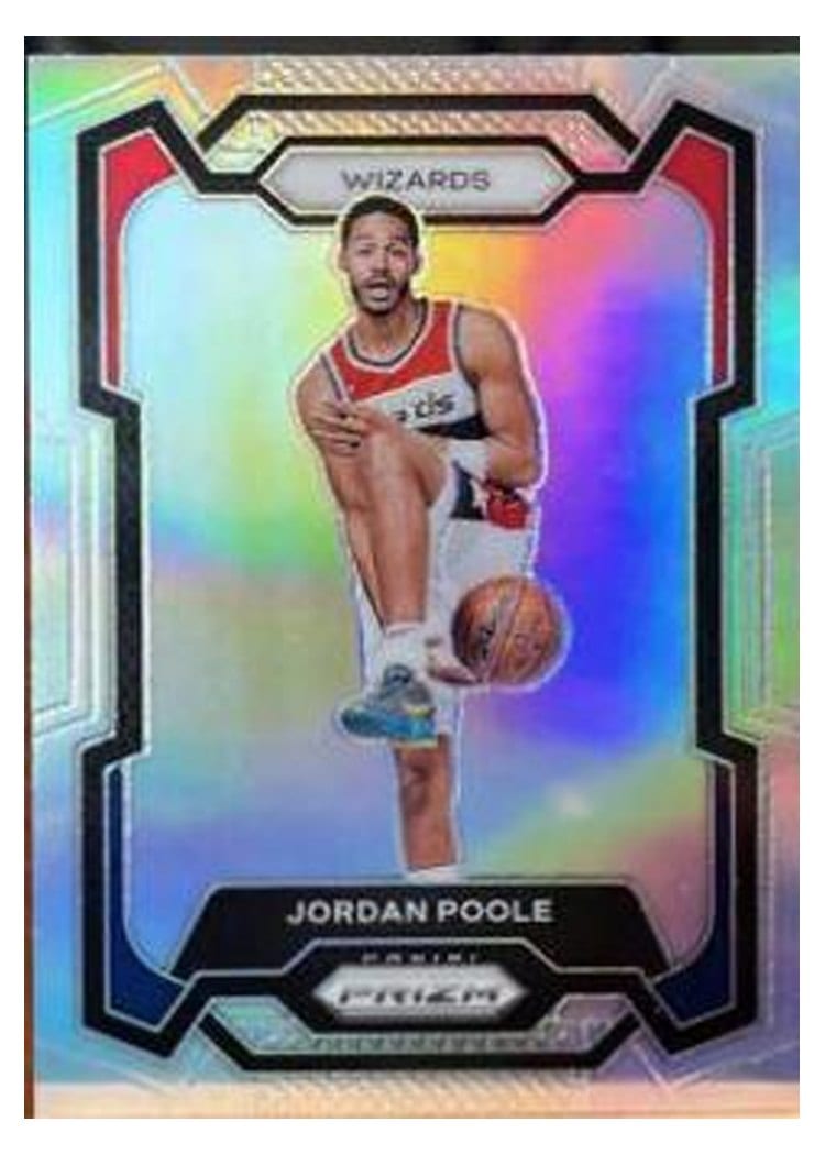 2023-24 Panini Prizm Base Set Jordan Poole #51 card