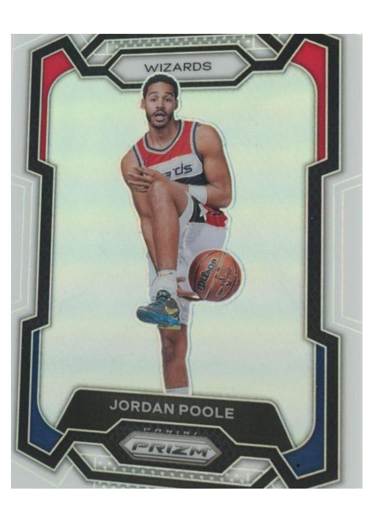 2023-24 Panini Prizm Base Set Jordan Poole #51 card