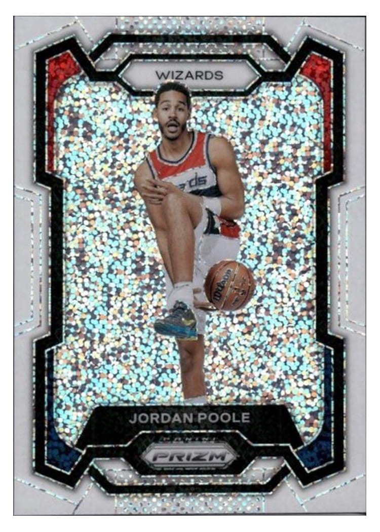 2023-24 Panini Prizm Base Set Jordan Poole #51 card
