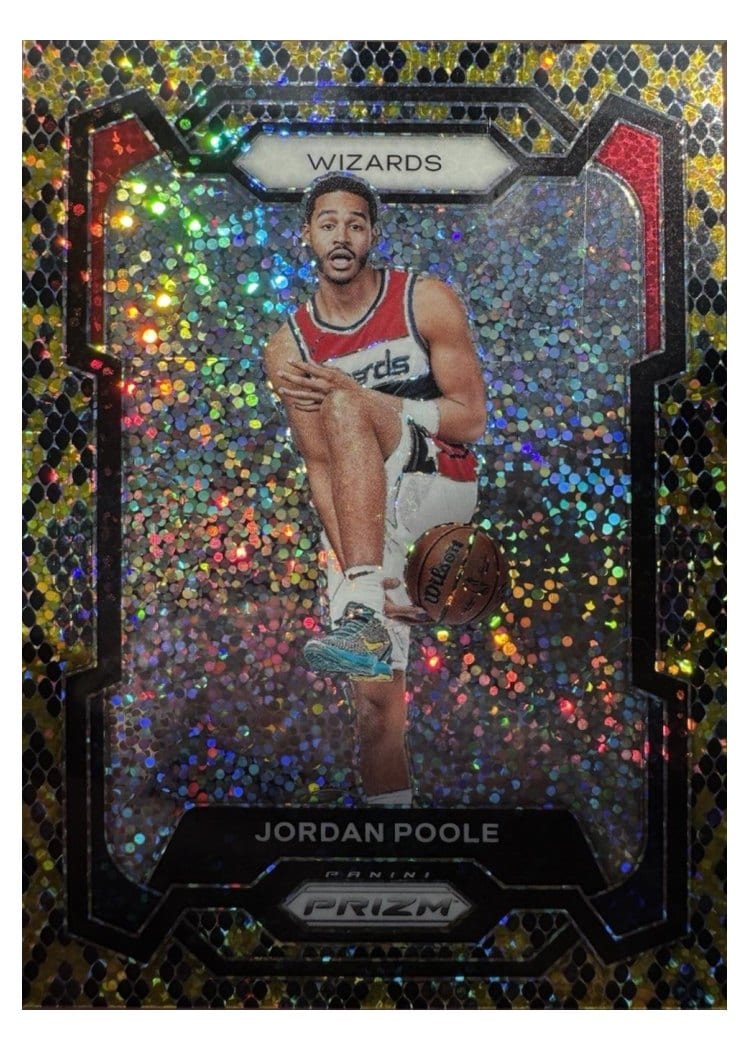 2023-24 Panini Prizm Base Set Jordan Poole #51 card