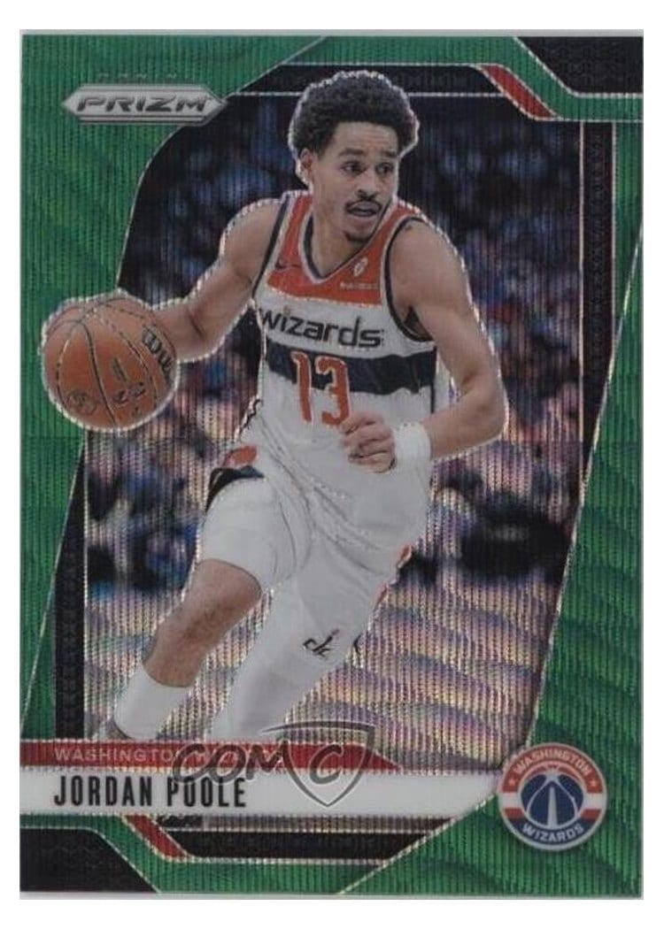 2024-25 Panini Prizm Base Set Jordan Poole #184 card