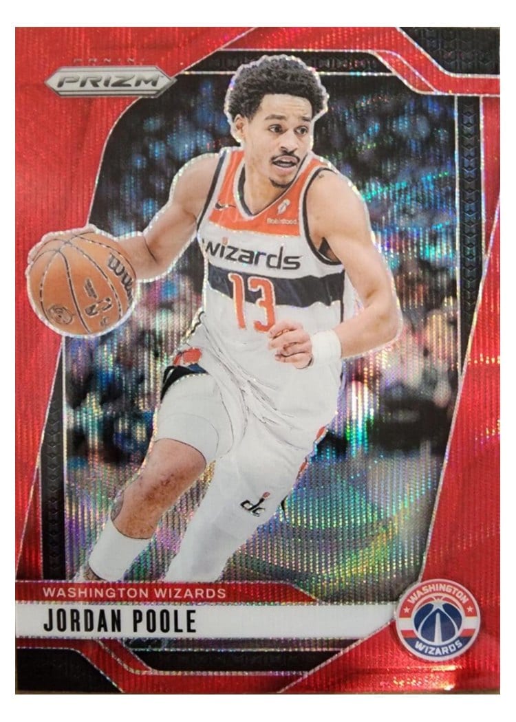 2024-25 Panini Prizm Base Set Jordan Poole #184 card