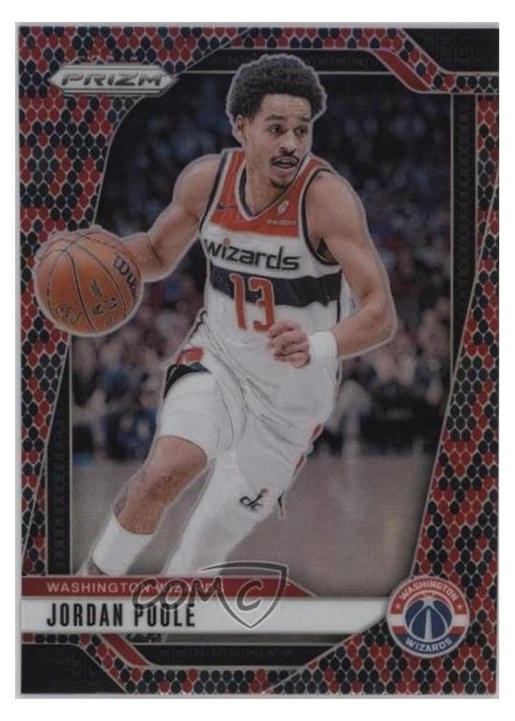 2024-25 Panini Prizm Base Set Jordan Poole #184 card
