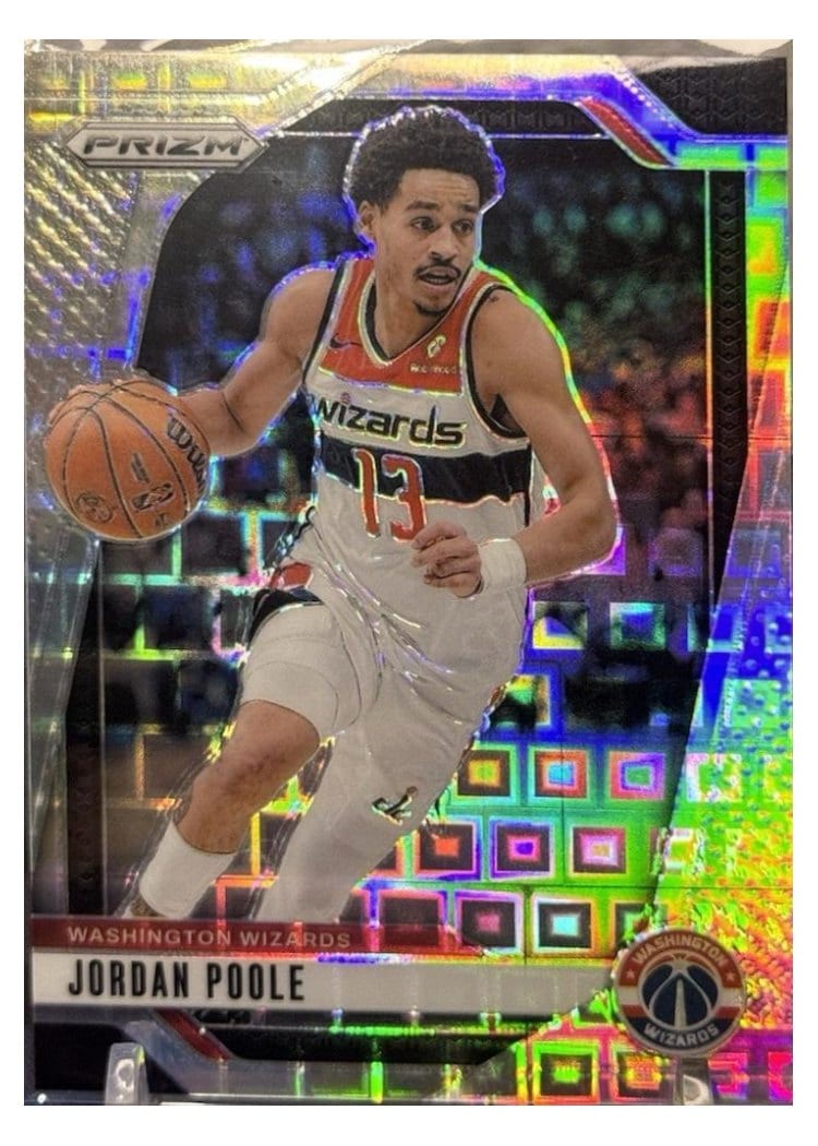 2024-25 Panini Prizm Base Set Jordan Poole #184 card