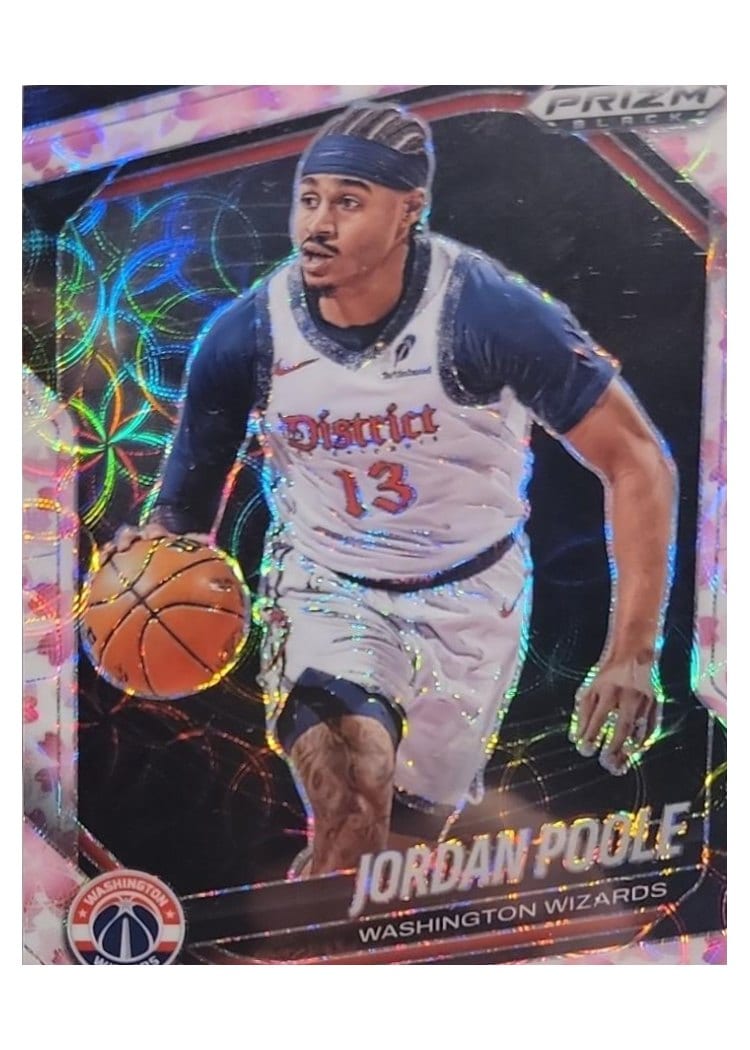 2024-25 Panini Prizm Base Set Jordan Poole #184 card