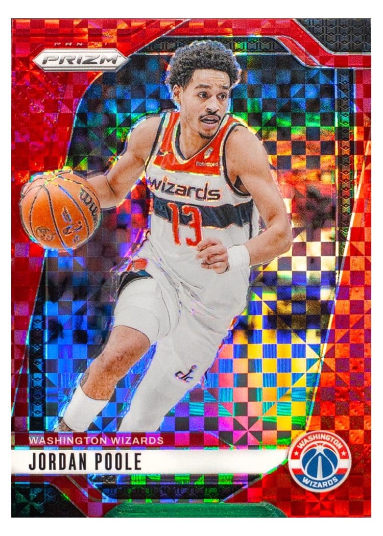 2024-25 Panini Prizm Base Set Jordan Poole #184 card