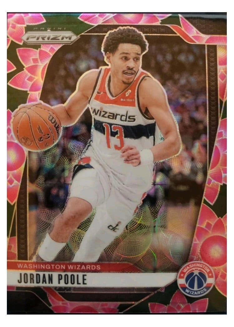 2024-25 Panini Prizm Base Set Jordan Poole #184 card