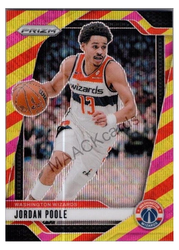2024-25 Panini Prizm Base Set Jordan Poole #184 card