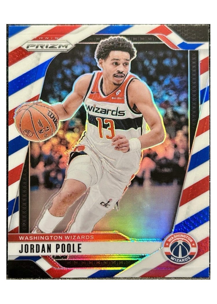 2024-25 Panini Prizm Base Set Jordan Poole #184 card