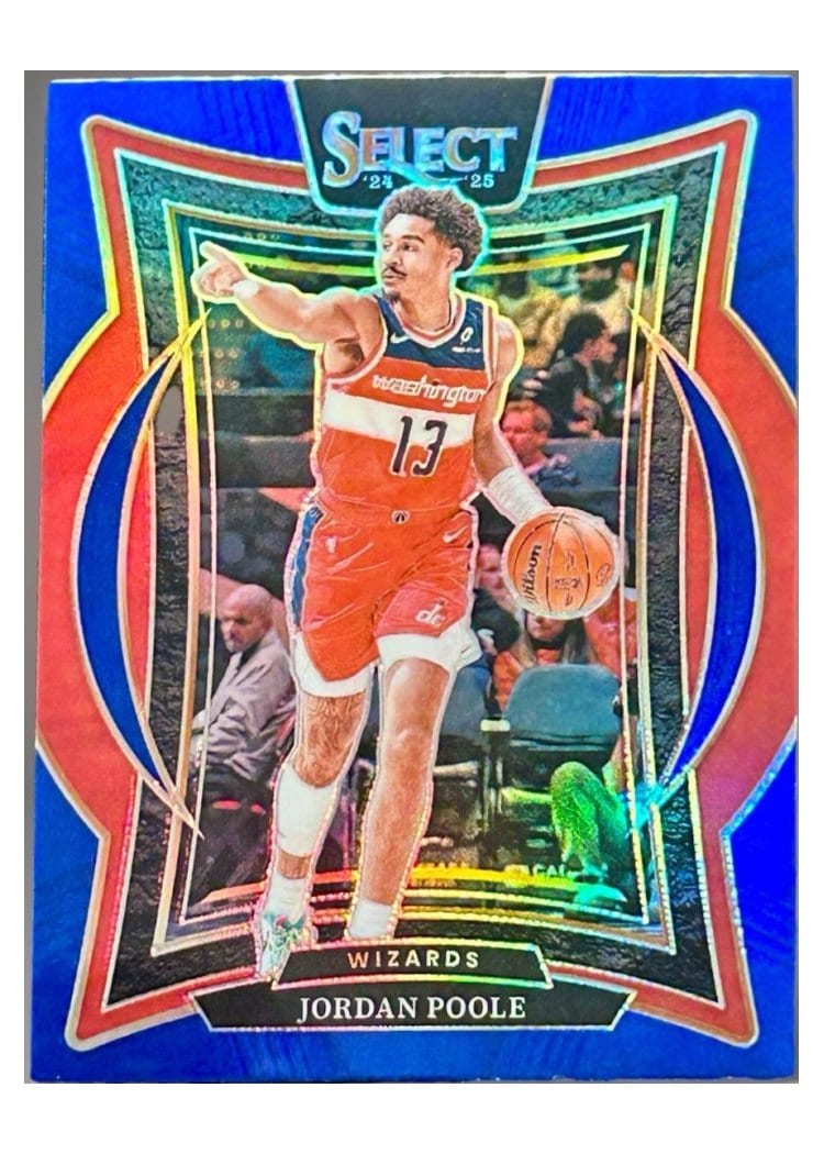 2024-25 Panini Select Base Set Jordan Poole #17 card