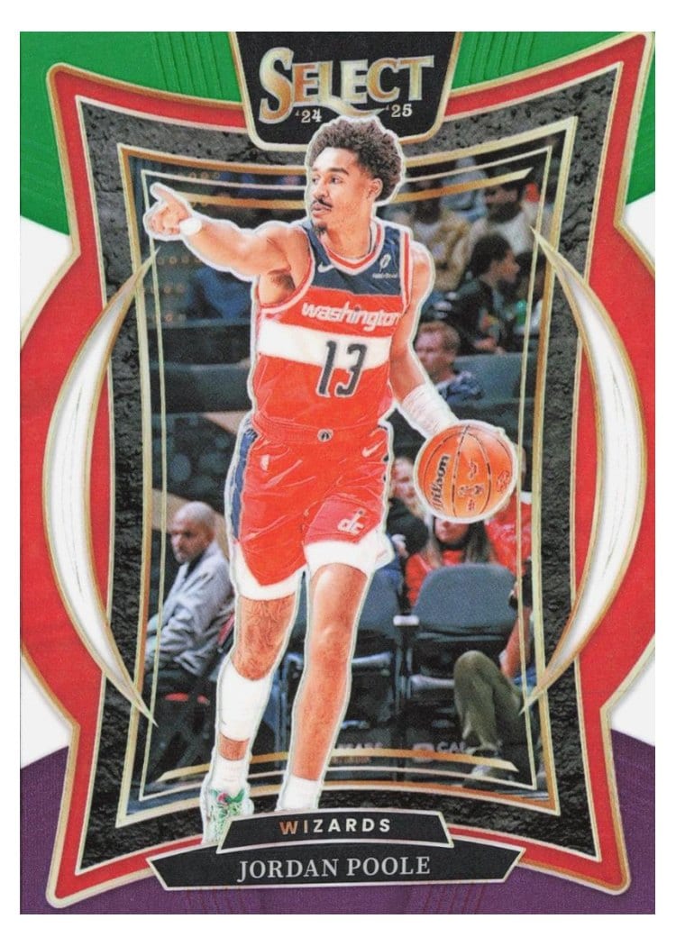 2024-25 Panini Select Base Set Jordan Poole #17 card