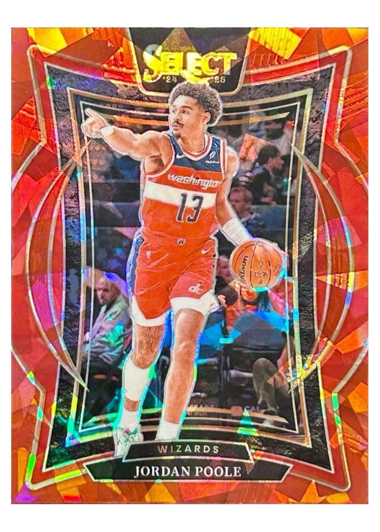 2024-25 Panini Select Base Set Jordan Poole #17 card