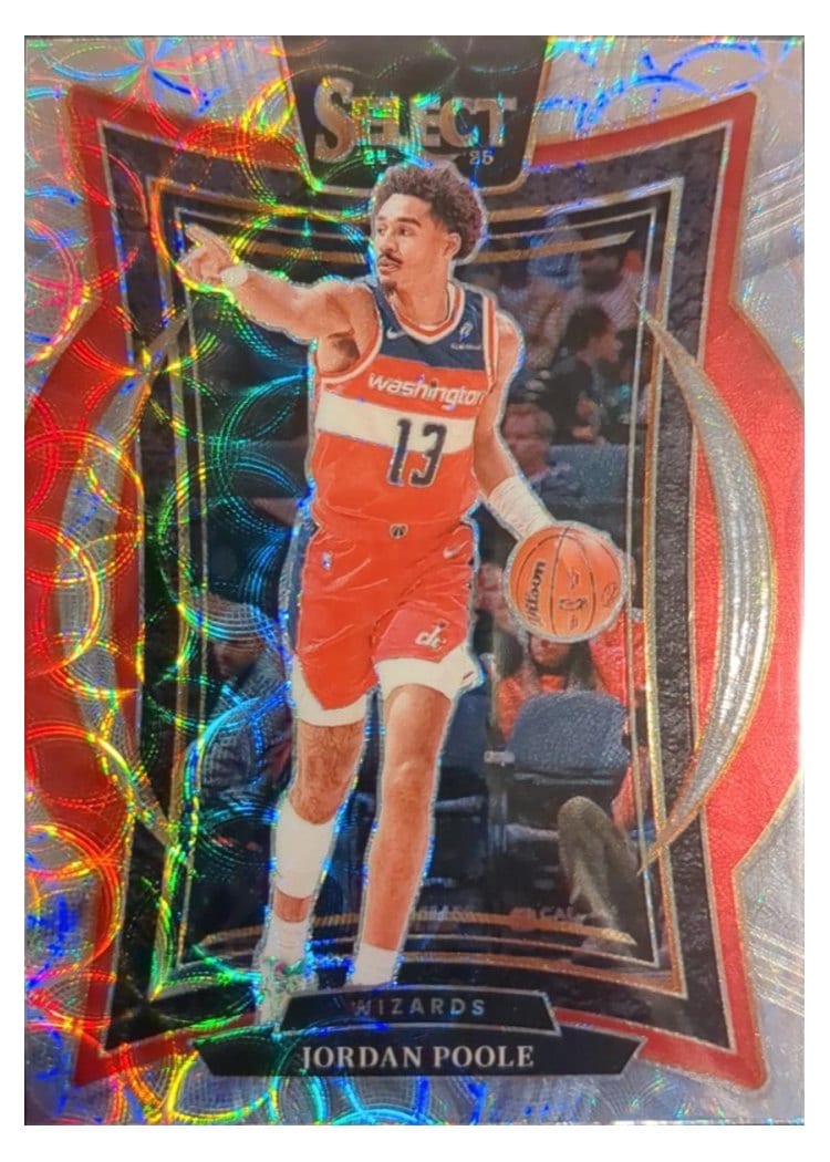 2024-25 Panini Select Base Set Jordan Poole #17 card