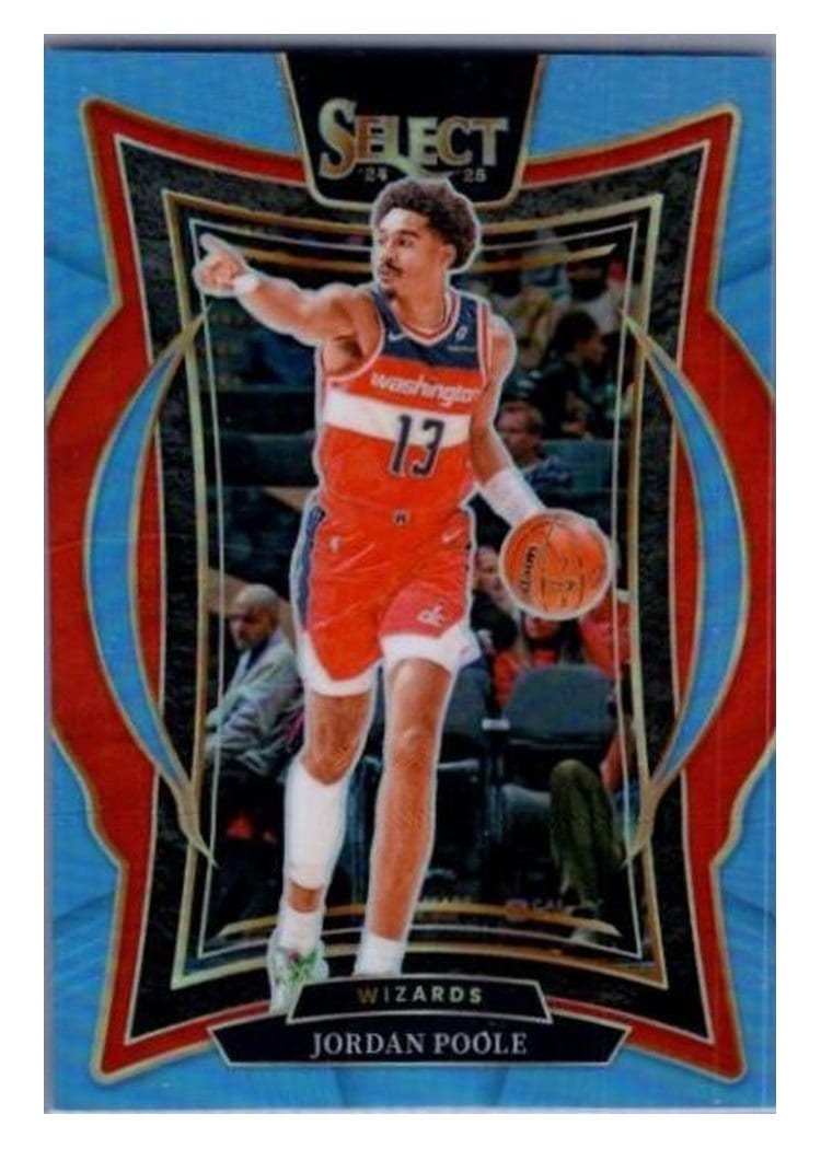 2024-25 Panini Select Base Set Jordan Poole #17 card