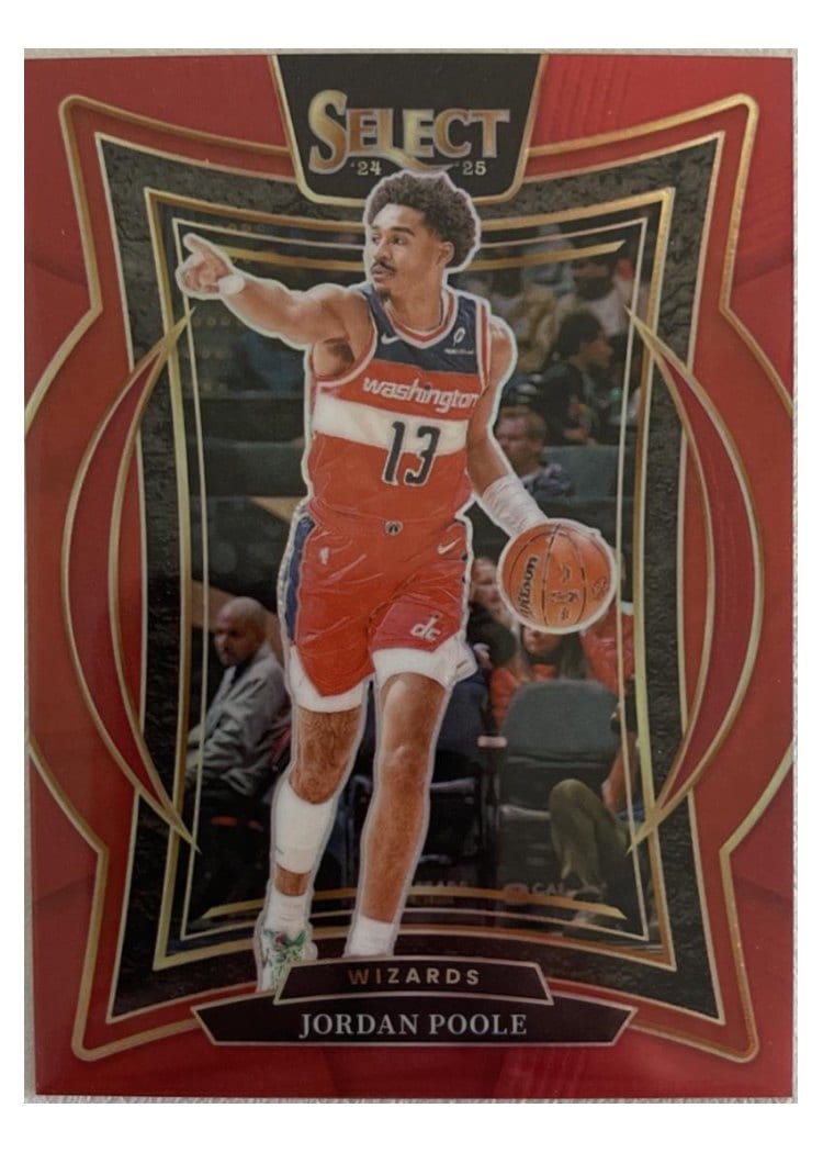 2024-25 Panini Select Base Set Jordan Poole #17 card