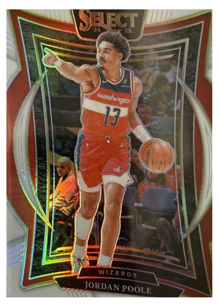 2024-25 Panini Select Base Set Jordan Poole #17 card