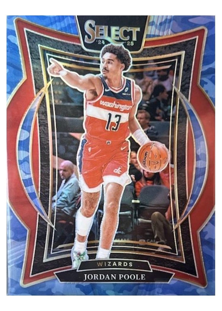 2024-25 Panini Select Base Set Jordan Poole #17 card