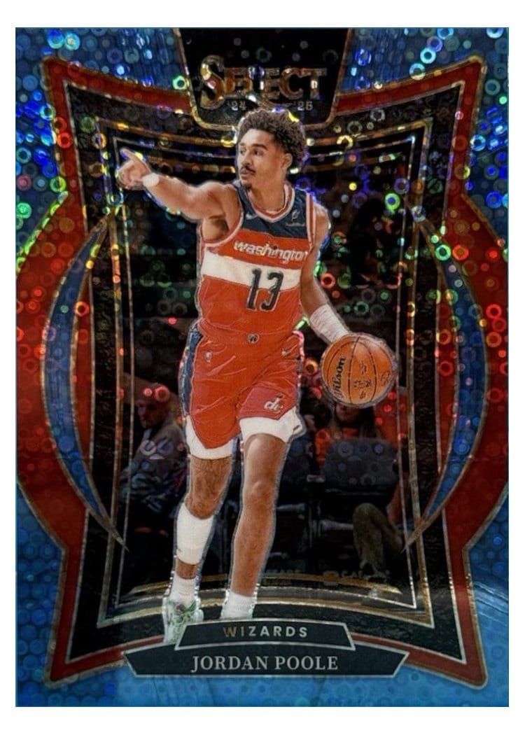 2024-25 Panini Select Base Set Jordan Poole #17 card