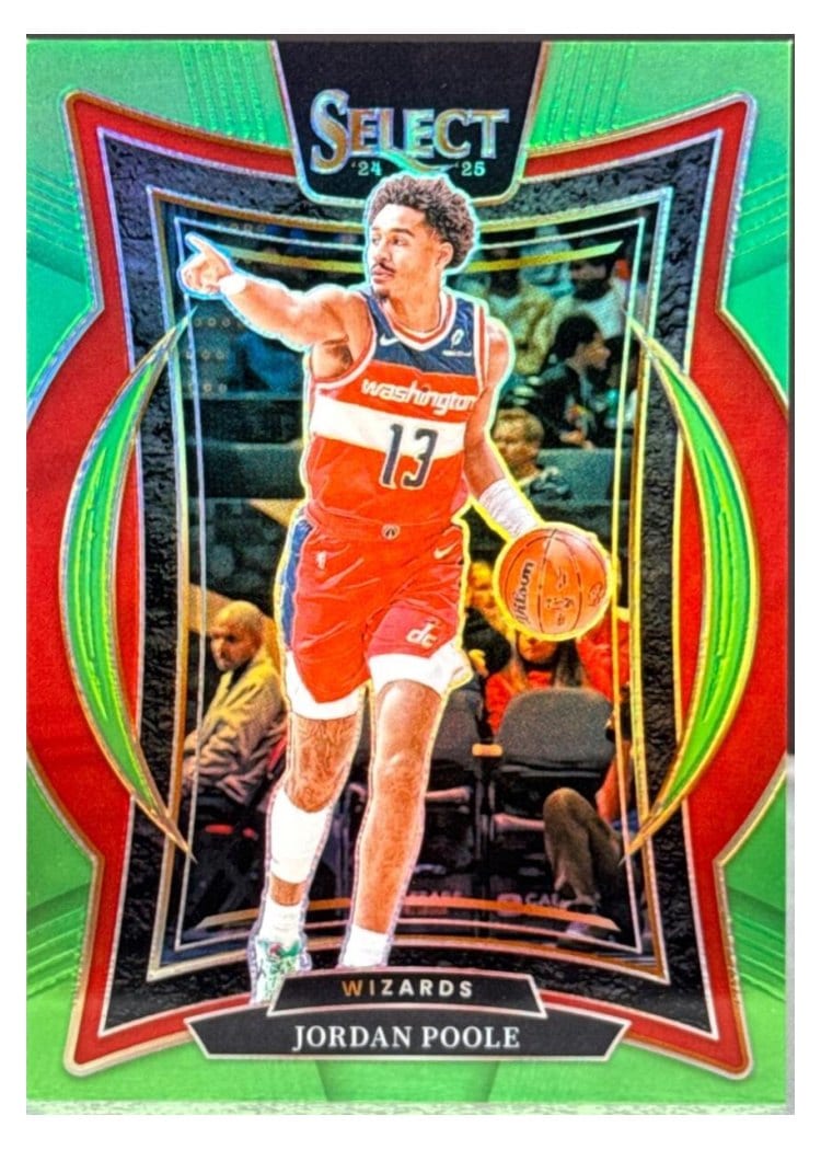 2024-25 Panini Select Base Set Jordan Poole #17 card