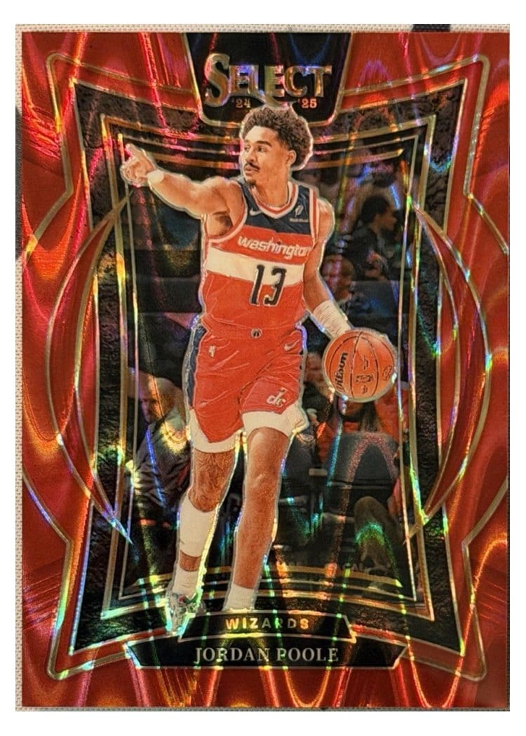 2024-25 Panini Select Base Set Jordan Poole #17 card
