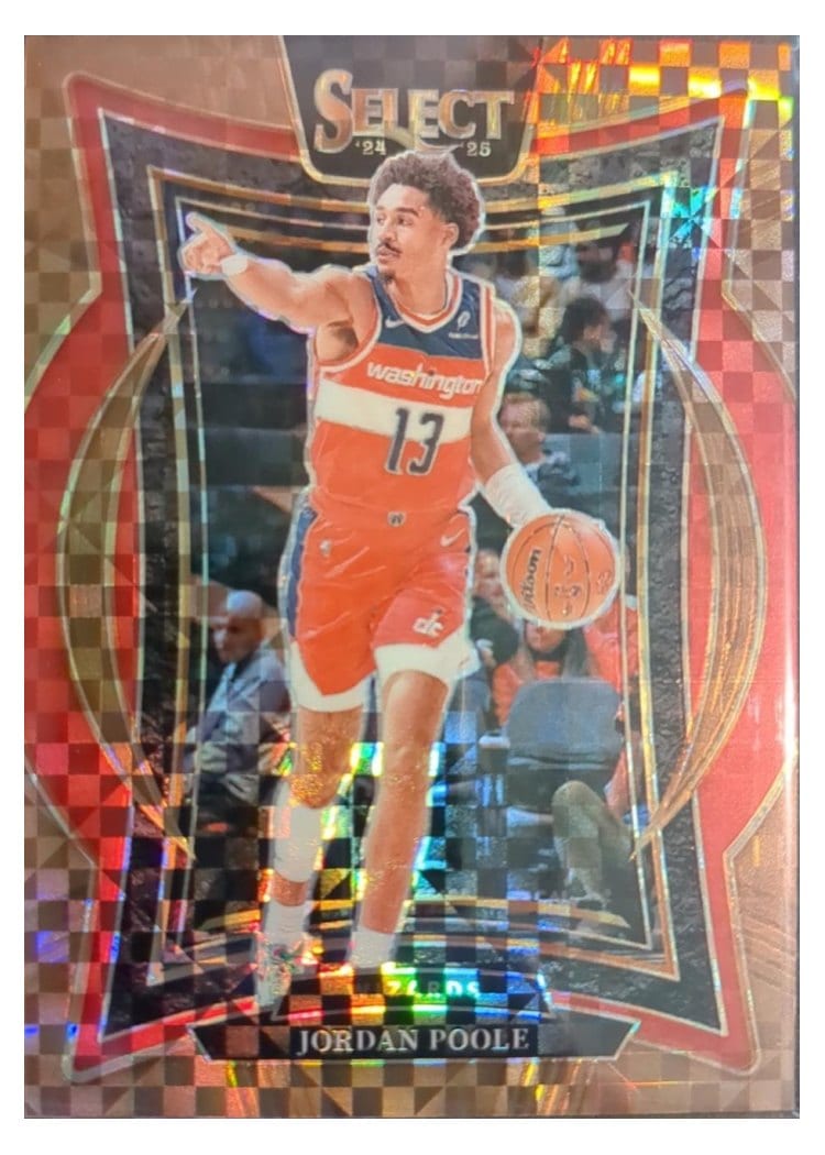 2024-25 Panini Select Base Set Jordan Poole #17 card
