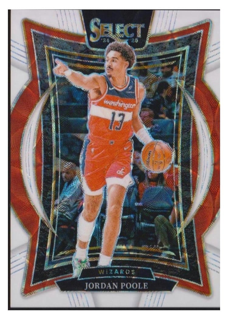 2024-25 Panini Select Base Set Jordan Poole #17 card