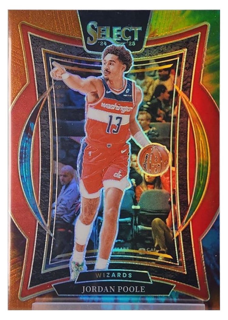 2024-25 Panini Select Base Set Jordan Poole #17 card